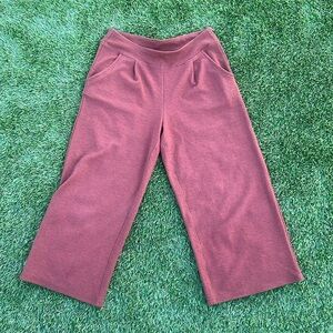 Toad&Co wide leg cropped women’s pants. Size large